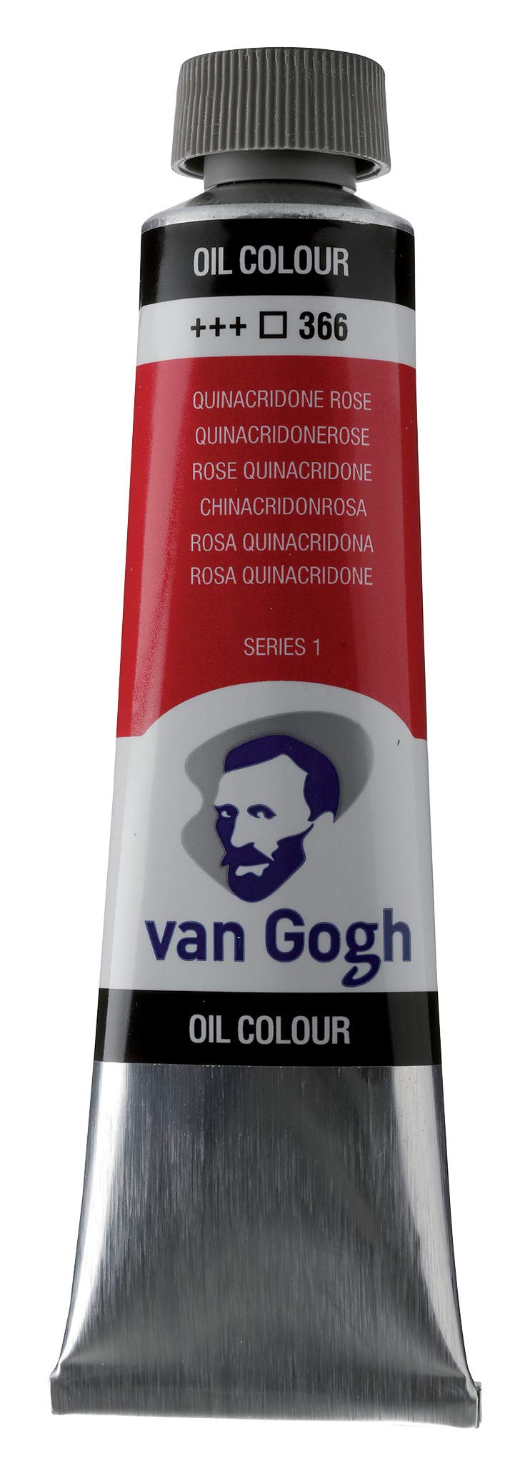 Talens : Van Gogh Oil Colour 40ml : QUINACRIDONE ROSE S1
