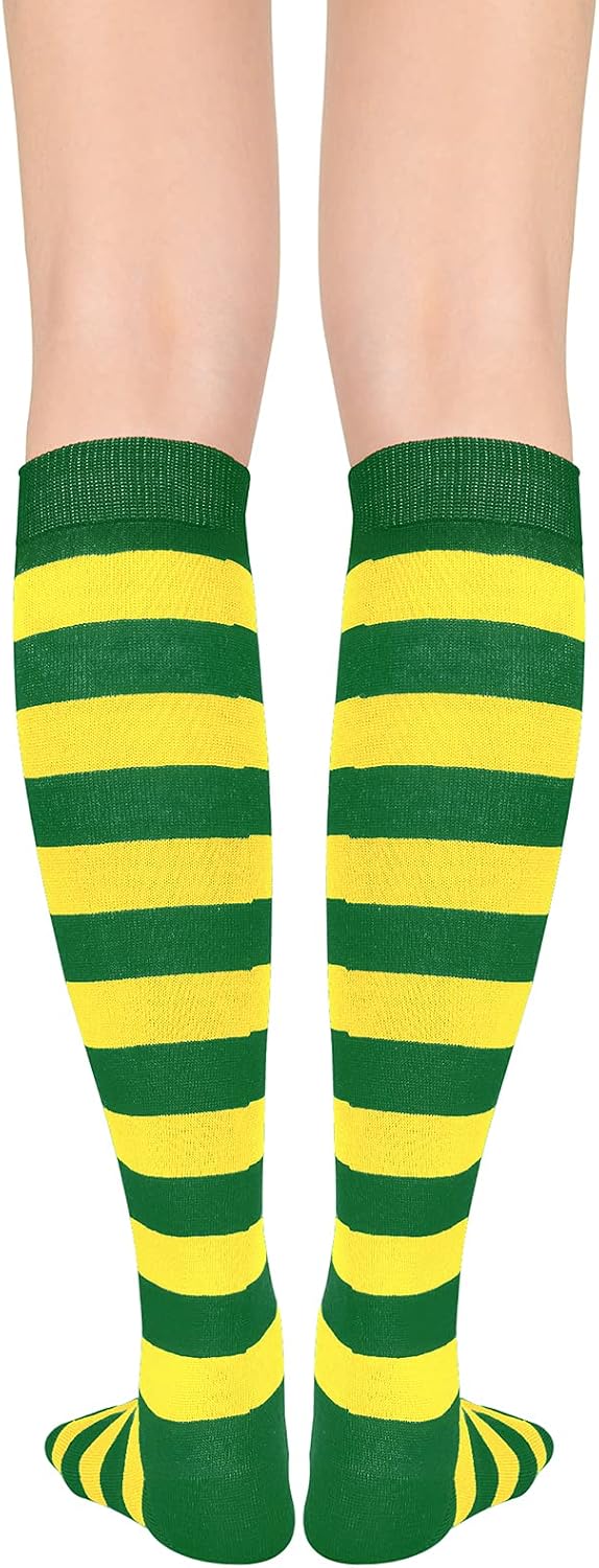American Trends Striped Knee High Socks for Women Thigh High Socks Long Leg Warmers