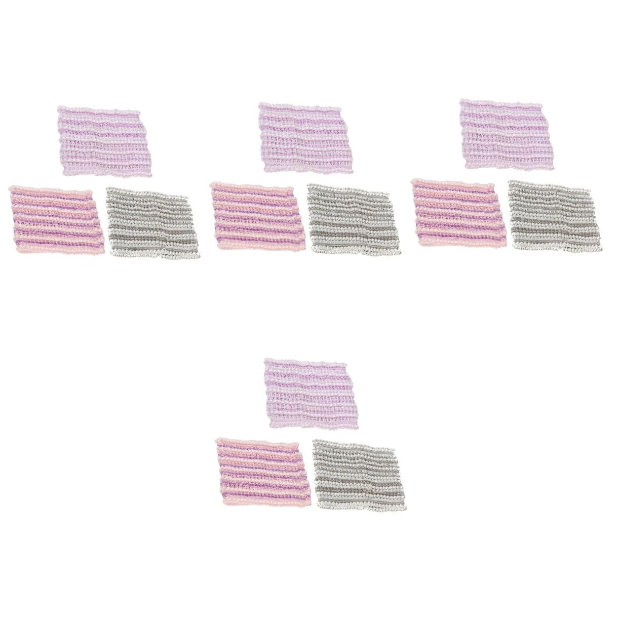 Ipetboom 12piezas Diademas De Maquillaje De Malla Para y Lavado Facial Accesorios De Belleza Suaves y Cómodos Diseños De Moda Color Aleatorio