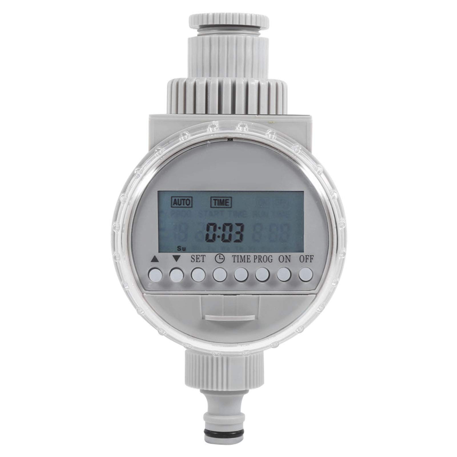 Generic Programmatore per Irrigazione Ad Energia Solare con Display LCD, Programmatore di Irrigazione Automatico Ecologico per Uso Domestico e in Giardino, 1 unità