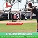 GoSports Baseball & Softball Pitching Kit - Practice Accuracy Training with Strike Zone & XTRAMAN Dummy Batter