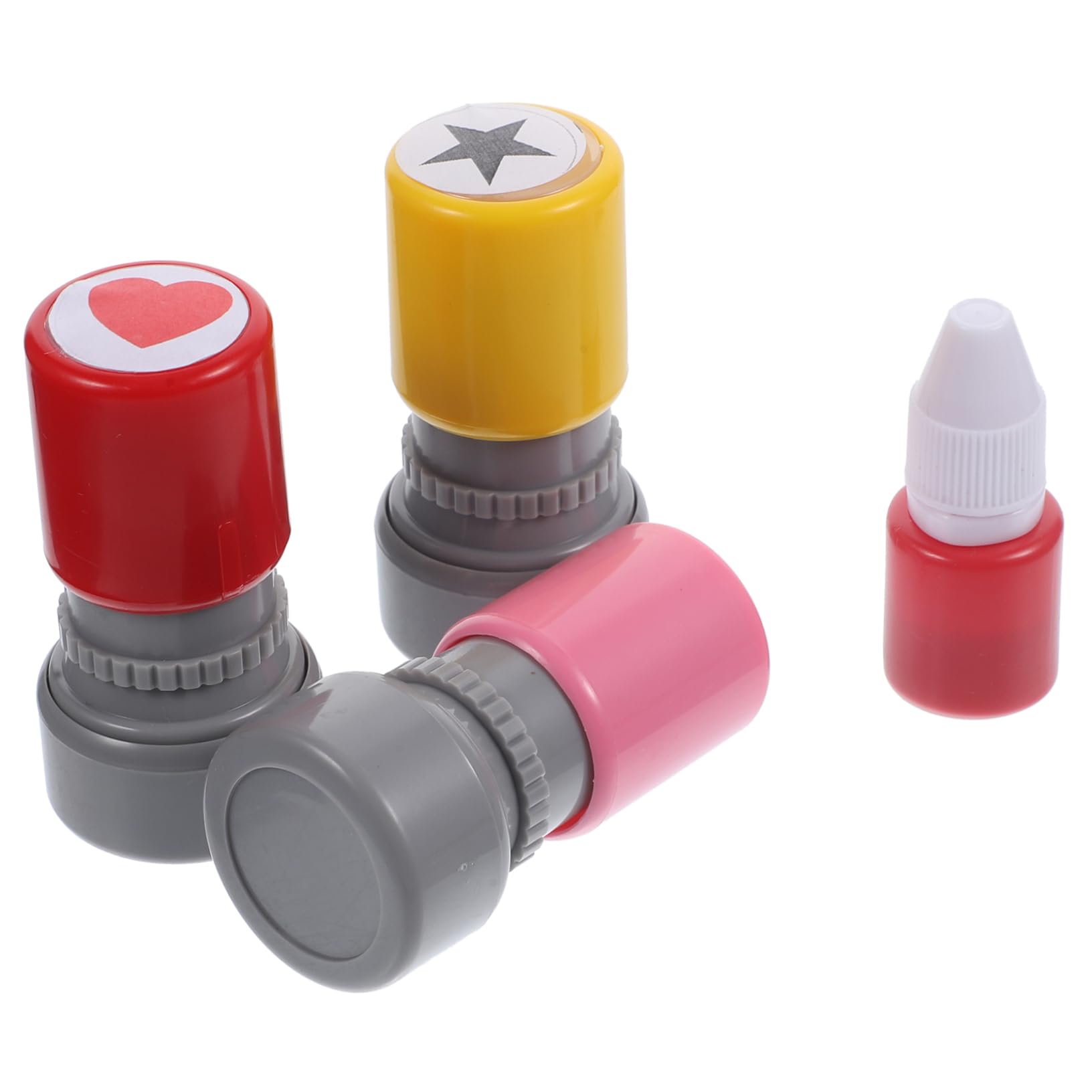 EXCEART 9pezzi Timbri Educativi Per Insegnanti Adorabili Sigilli Per Riconoscimenti Scolastici Di Timbri Plastica Colorata Per Attività Didattiche e Premi Agli Studenti