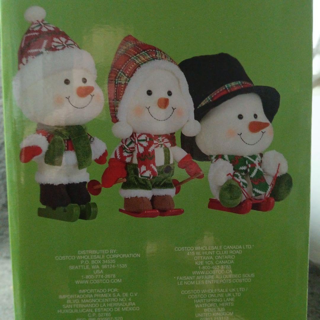 Amazon.co.jp: コストコ限定 ビッグヘッド スノーマン 3体セット