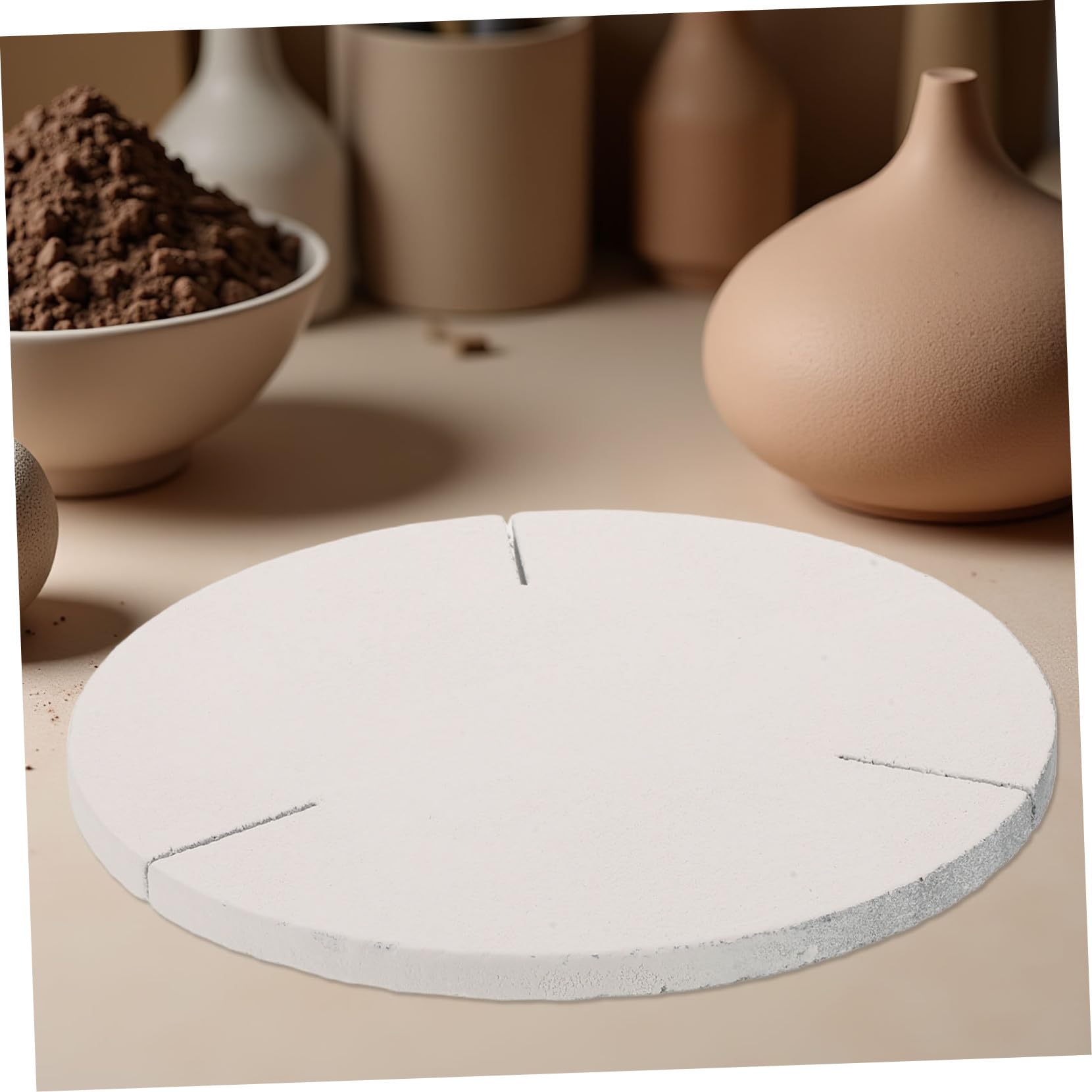 SHINEOFI Krzemowy Płyt z Pieca Ceramicznego Artykuły Ceramiczne Oporne Na Krzemowa Węgliek White