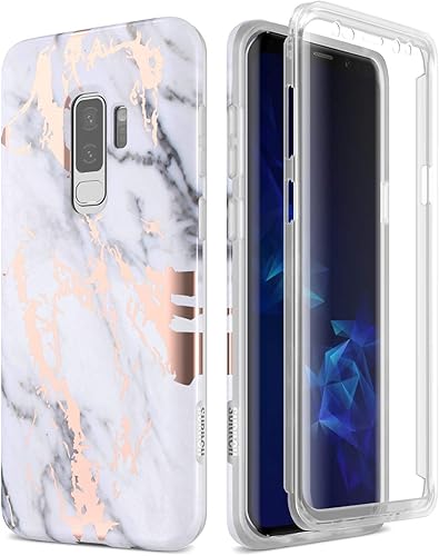 SURITCH - Funda para Galaxy S9 Plus de 6.2 pulgadas, (protector de pantalla integrado), protección de cuerpo completo a prueba de golpes, disponible en Yaxa Peru