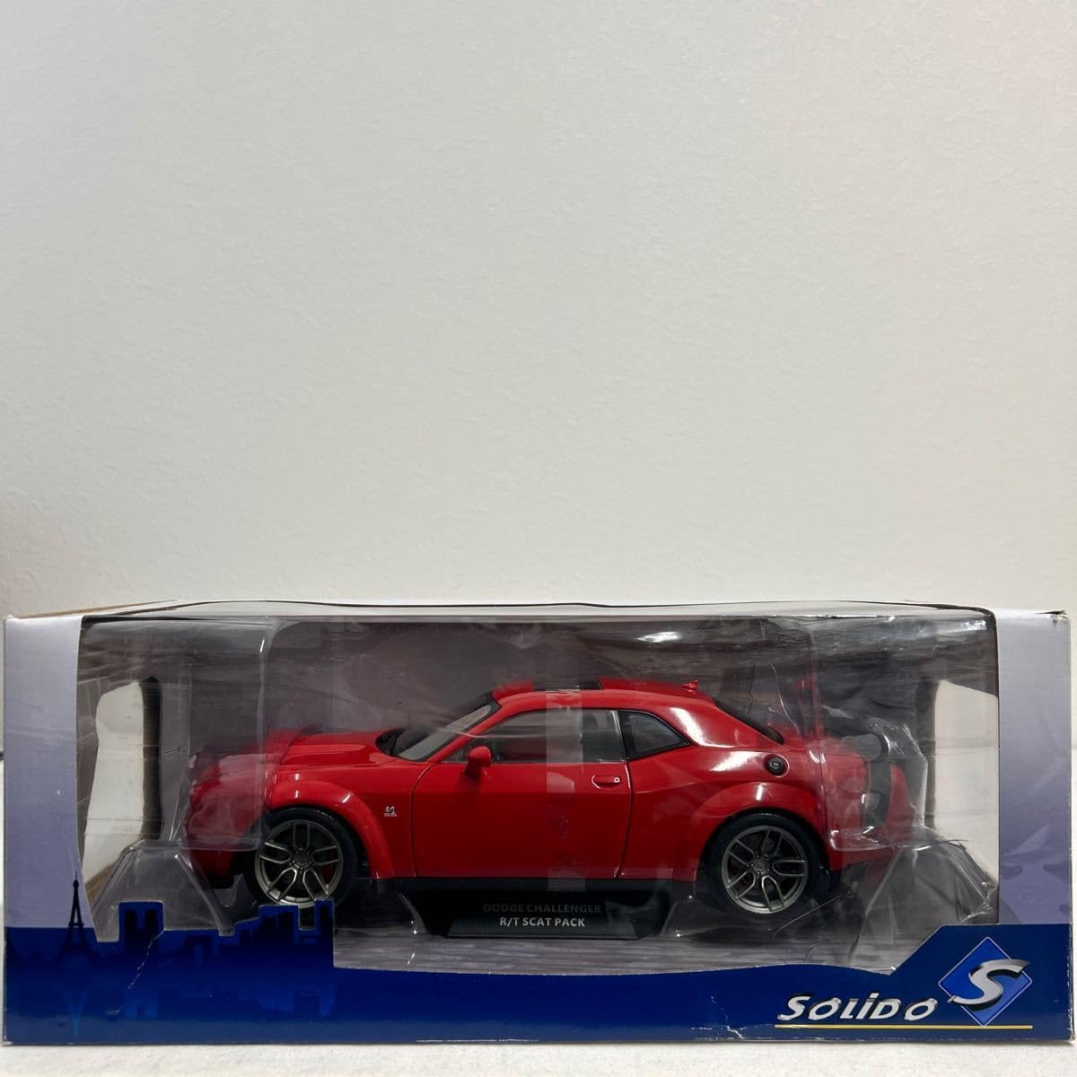 Amazon | SOLiDO S 1/18 Dodge Challenger R/T Wide Body Red SCTA