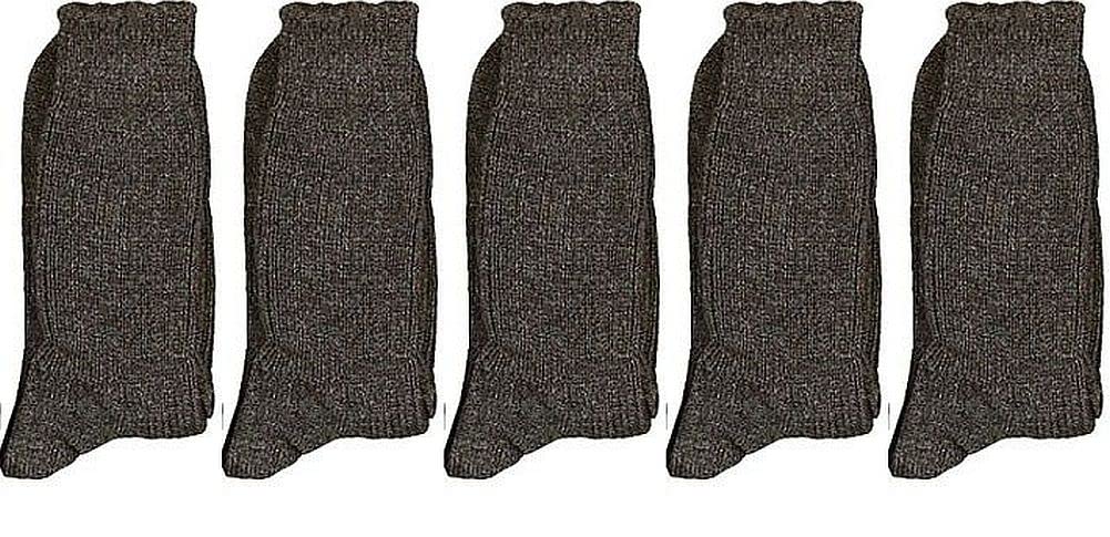 WOWERAT Original NORDPOL 100% reine Schafwollsocken Deutsches Fabrikat 5er BÜNDEL