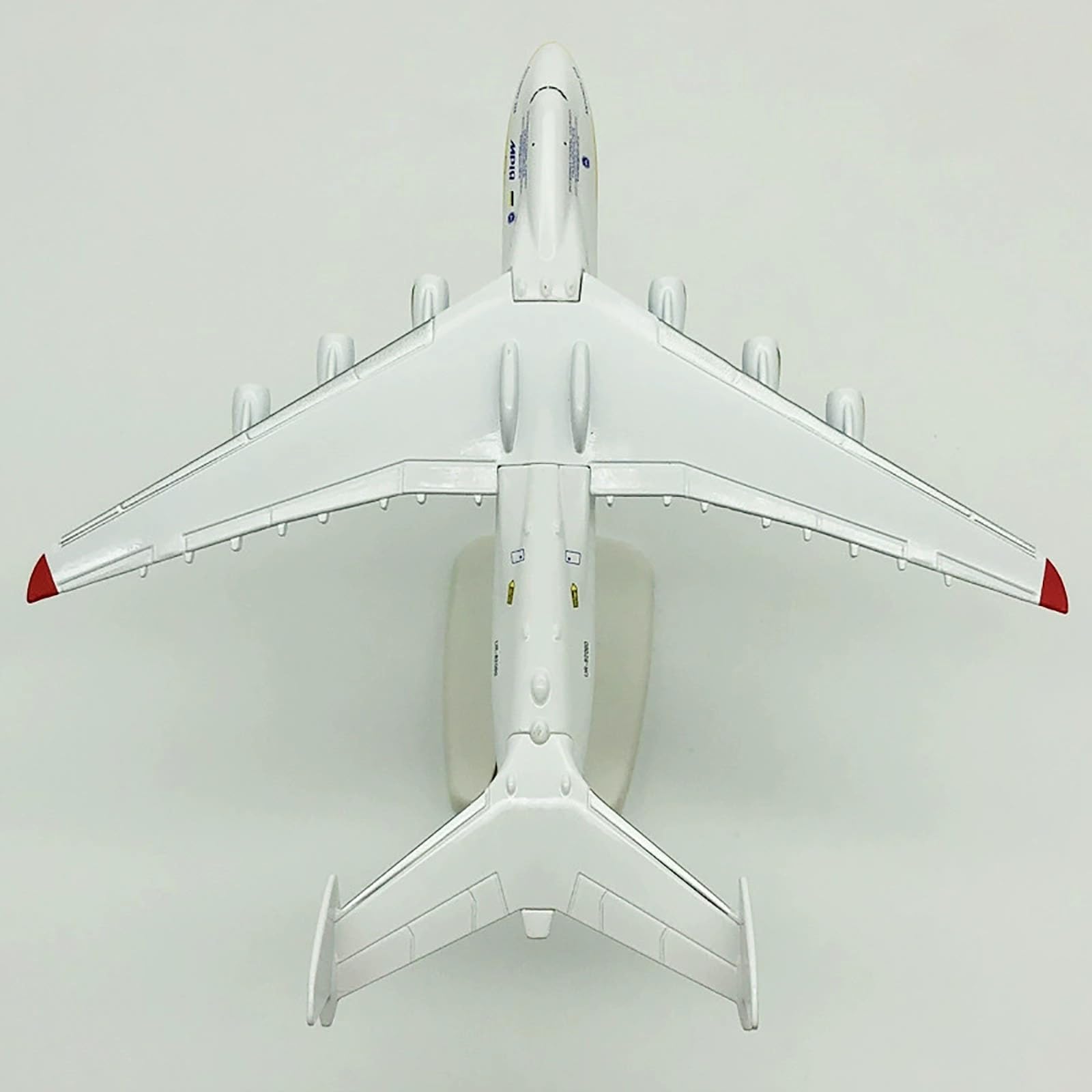 7,8 pollici scala 1:400 Antonov AN-225 Modello di aereo in lega pressofuso modello di aeroplano per collezione ornamento con supporto e confezione regalo