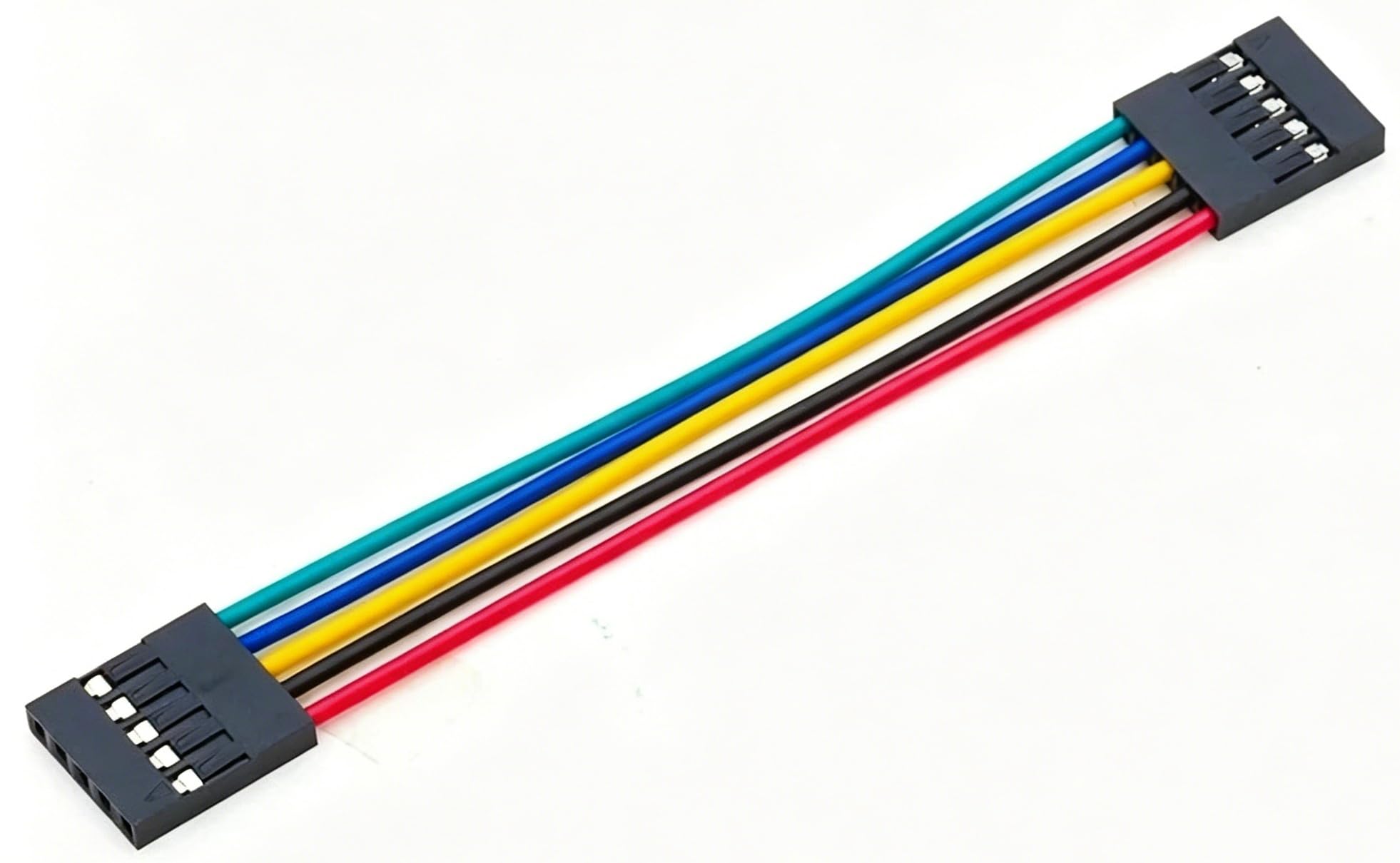 10 Uds. Cable Dupont de paso de 2,54 MM hembra/macho 2P 3P 4P 5P 6 7 8 10 12 Pin conector de Cable Dupont Cable de puente 10Cm/20Cm/30Cm