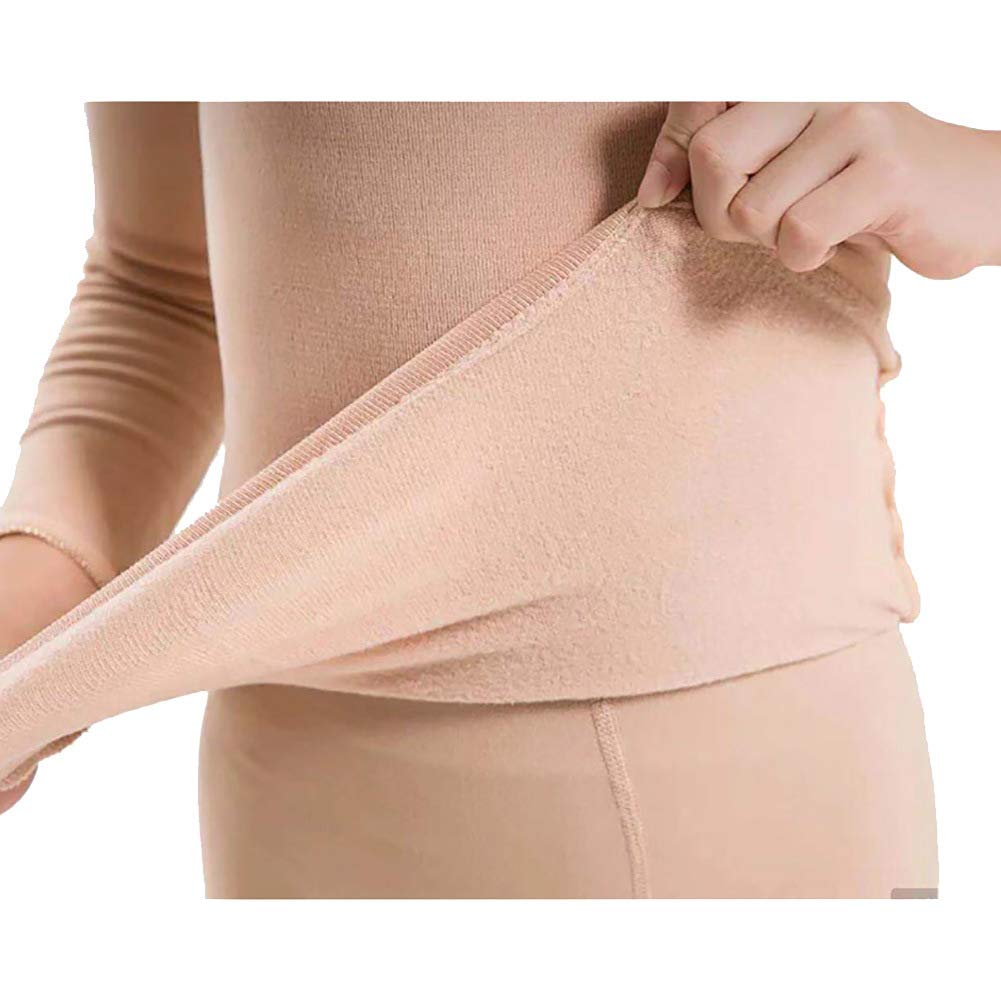 Filles' Ultra Doux Couvre-Pied Collants Patinage Artistique sur Glace Sous-vêtements Thermiques Ensembles de Caleçons Longs Haut et Bas