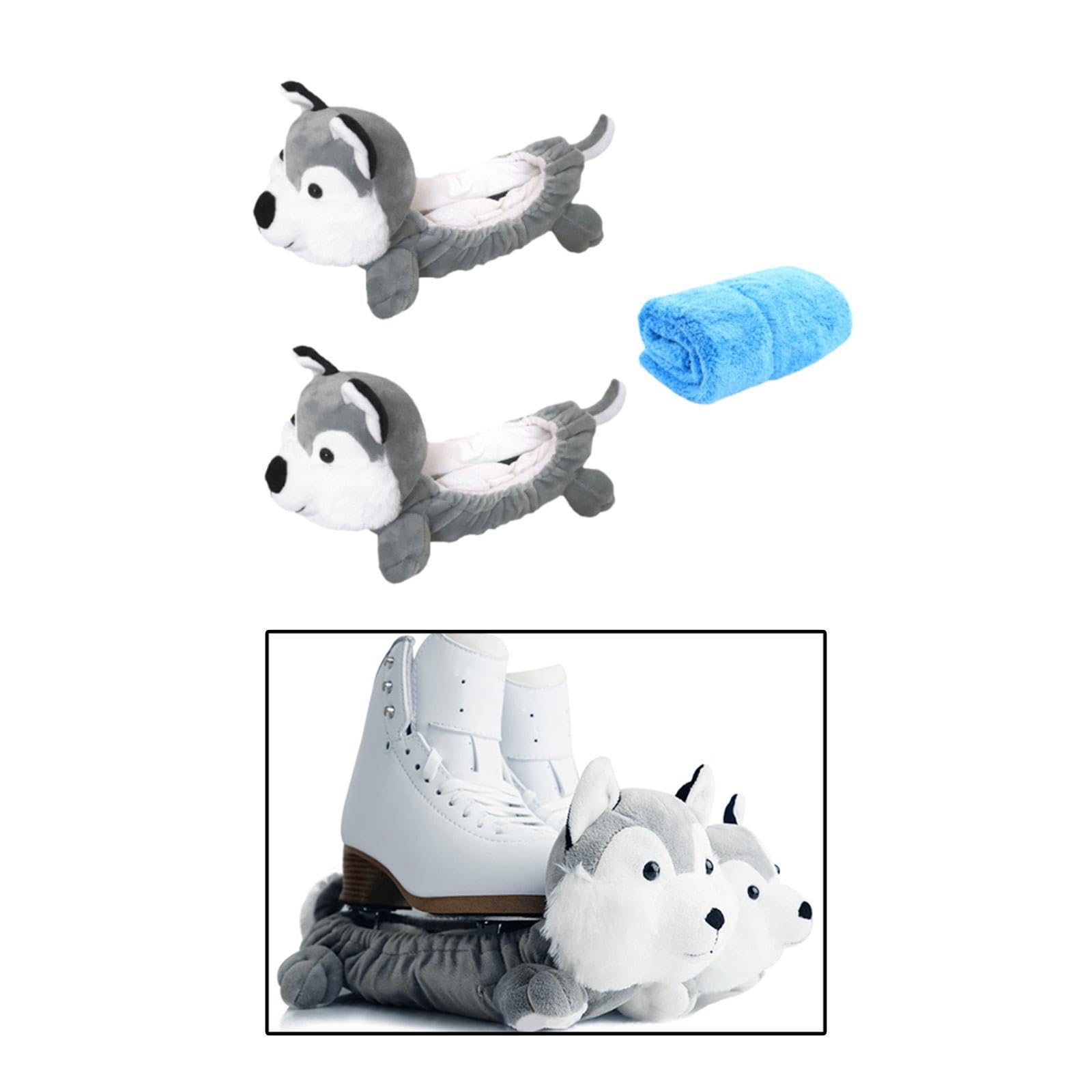 Oshhni Couvre-Lames de Patins à Glace, Housse de Patinage Robuste pour Hommes et Femmes, Protecteur de de Patin en Forme d'animal, Housses de Patins