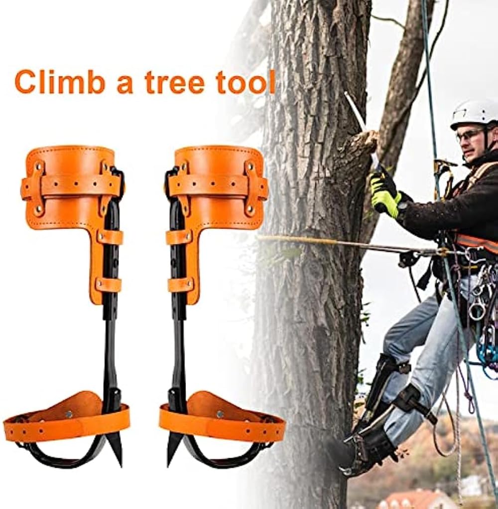 Amazon | 木登り器 木登り道具 昇柱器 直立木登りツール 木登りツール