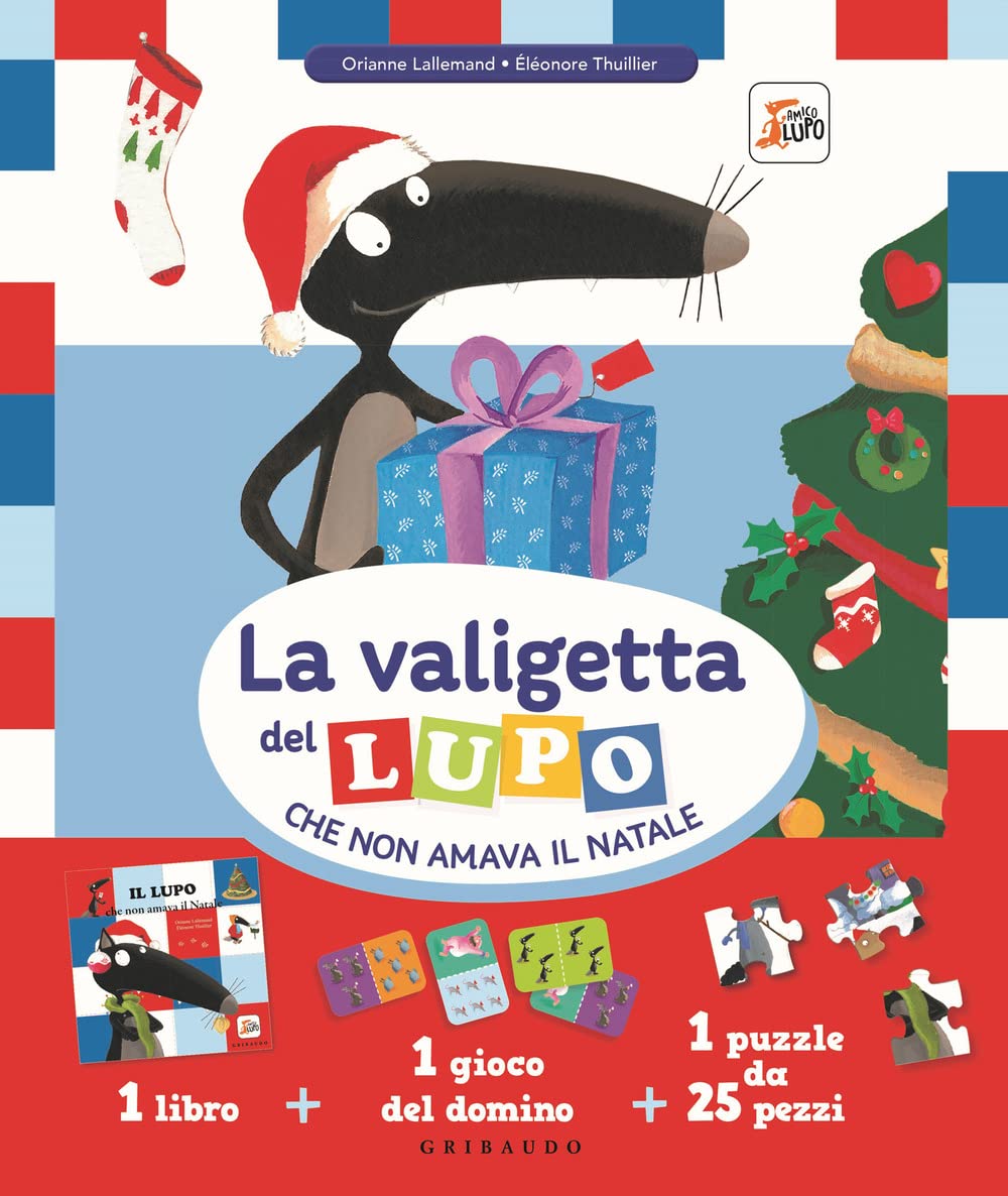 La Valigetta Del Lupo Che Non Amava Il Natale. Amico Lupo. Ediz. A Colori. Con Gioco Del Domino. Con Puzzle - 4