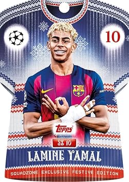 Topps UCC Match Attax 2025/26 - Advent Calendar - 121 Match Attax cards including 96 all-new festive parallels, 24 new-look Festive Squadzone cards and 1  Infinity card!