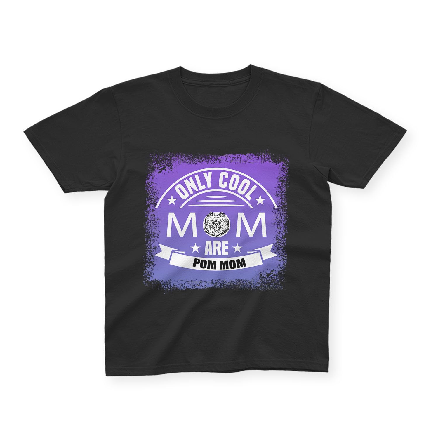 Only Cool Mom Are Pom Mom Youth T-shirt Shirt Unisex Merch for Pomeranian Mom Pom Dog Mother's Day Mommy Mama Gifts Idea Funny Jokes - 004