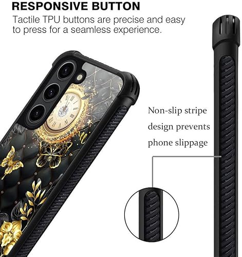 Miniatura 164 de Funda para Samsung Galaxy S23 Plus, protección de grado militar, esquinas a prueba de golpes, funda antiarañazos para Samsung Galaxy S23 Plus, flor