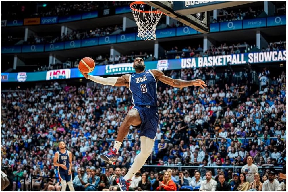 lebron james slam dunk