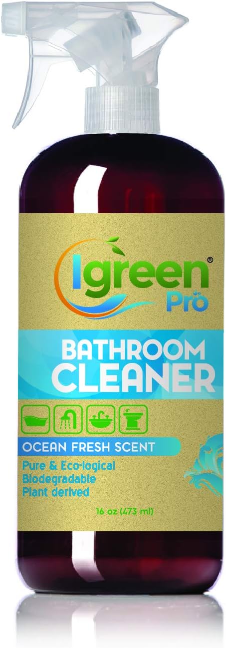 View of Amazon.com: Eco Friendly Bathroom Cleaner, Eco-Friendly, Non-Toxic ...
