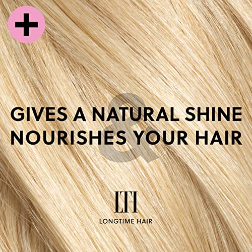 LONGTIME HAIR® Haarbürste für Extensions | Pflegebürste für Haarverlängerung, Perücke und Toupets | Natürliche Eberborsten und Nylonborsten | Ideal zum Entwirren und Pflegen von Echthaar Extensions