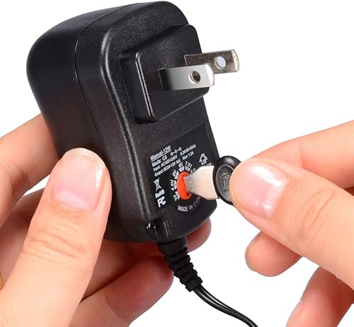 Miniatura 4 de PChero 12 W 3 V 45 V 5 V 6 V 75 V 9 V 12 V adaptador universal de corriente alterna DC fuente de alimentación cargador con 8 enchufes adaptadores
