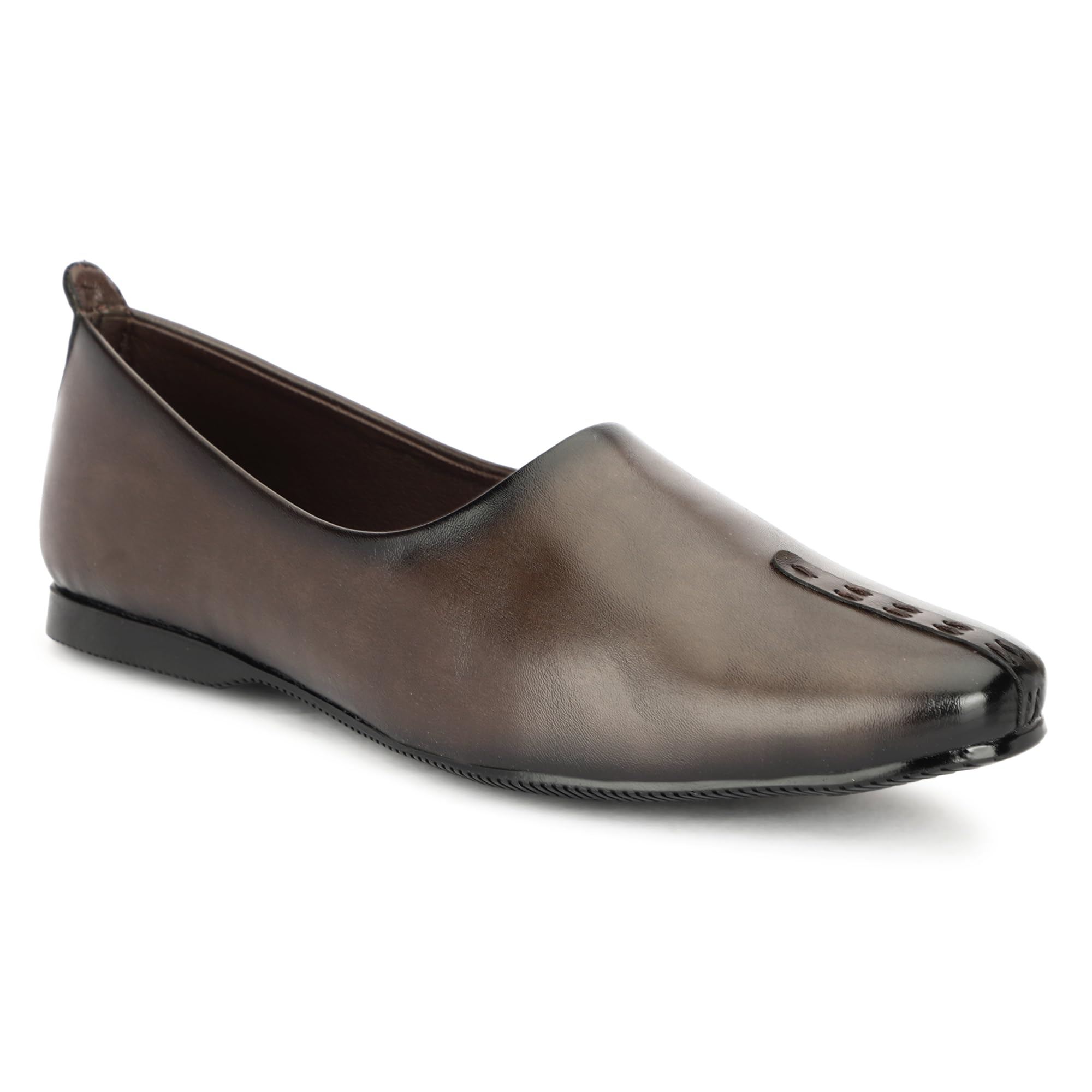 WalkWaveHandcrafted Men's Jutis - Perfect Blend of Style and Tradition