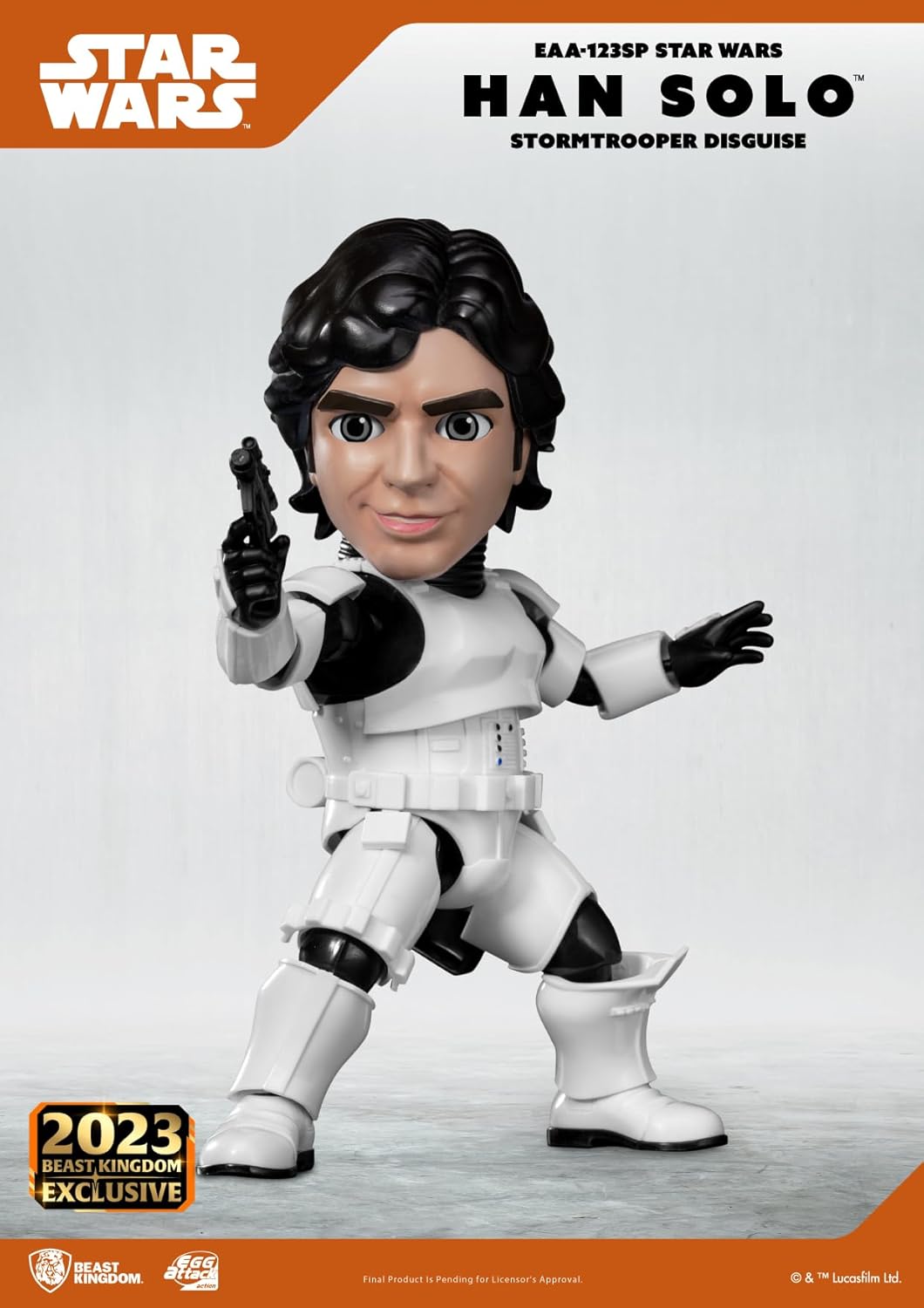 Star Wars: Han Solo (Stormtrooper Disguise) EAA-123SP San Diego 2023 Egg Attack Action Figure