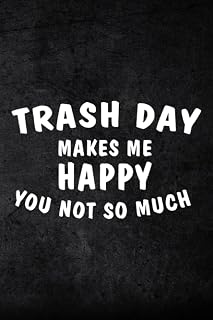Budget Planner Trash Day Makes Me Happy Funny for kids, boy, girl V2 Funny: Finance Daily, Monthly & Weekly Budget Planner Expense Tracker Bill ... Tracker For paying, Paycheck Bill Tracker,Mom