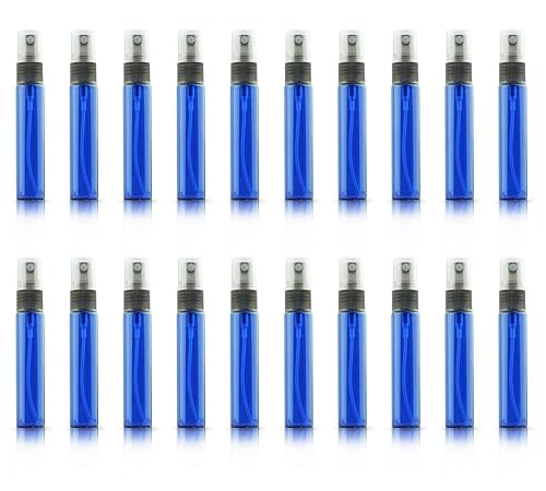 Miniatura 15 de Paquete de 20 botellas vacías hidratantes de viaje con atomizador a granel de 0.3 fl oz (0.3 fl oz) (morado)