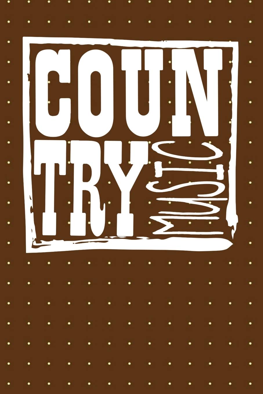 Journal de bord Country Music Nashville carnet ligné de qualité supérieure