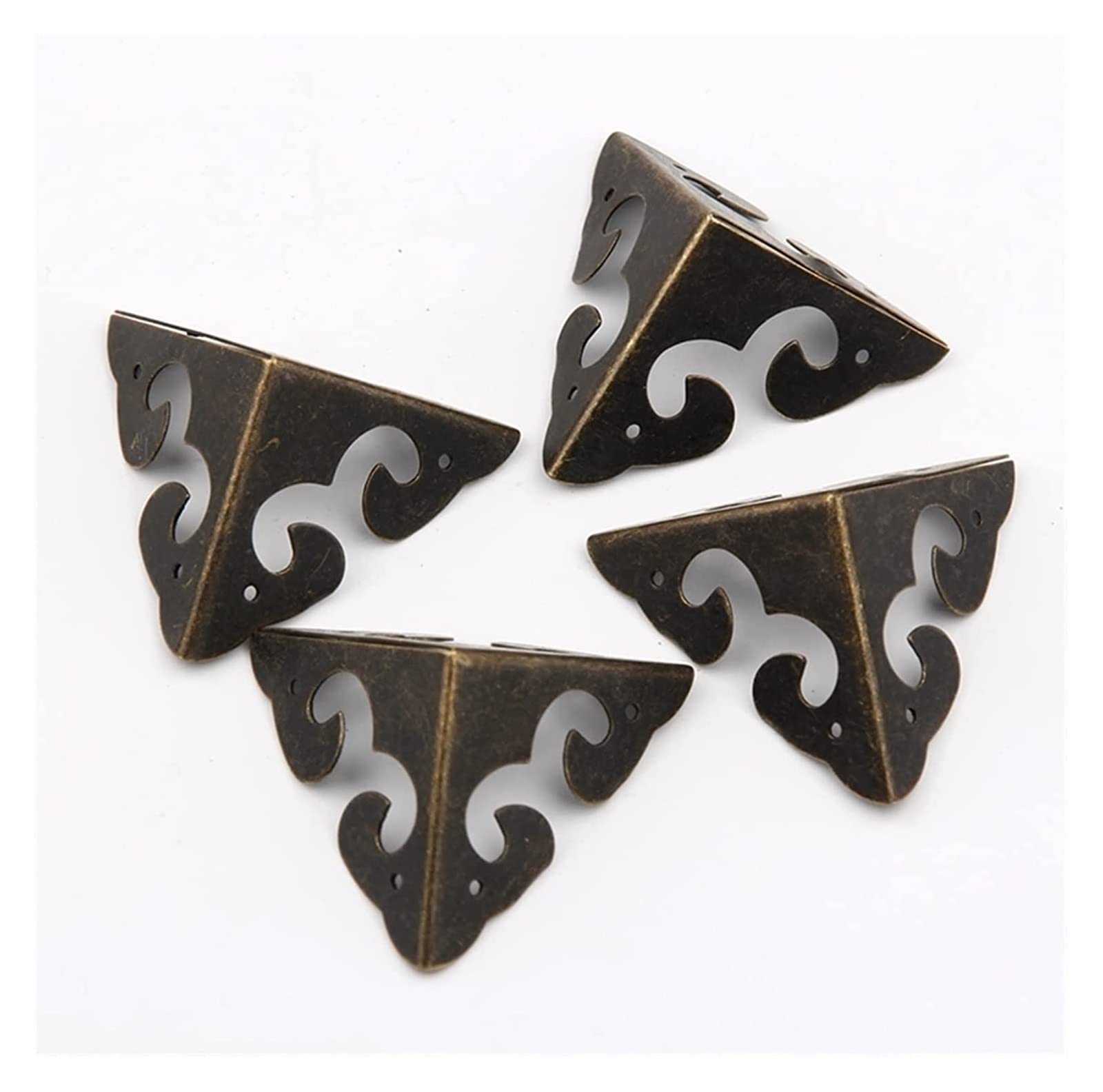 Protectores Decorativos de Esquina for Metal, Bordes,Caja 10 piezasCornersture Decor Triangle Flower Side