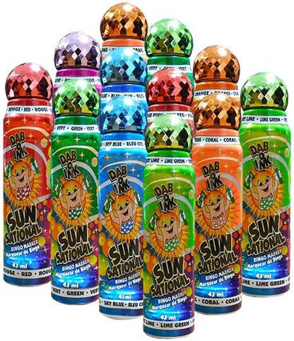 One Dozen 1.5oz Assorted Bingo Dauber