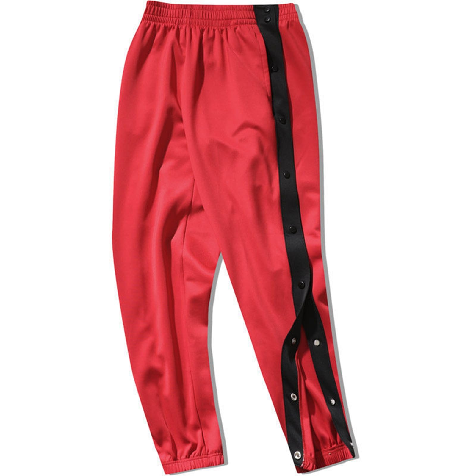 Generisch Pantalones de chándal holgados, con botones laterales y puños elásticos
