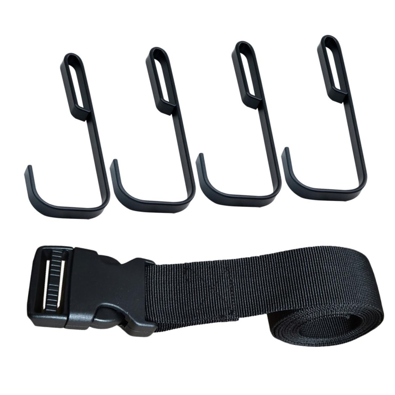 KOMBIUDA Hunting Tree Stand Strap Hooks 5 Pcs Multi Hook Hangers for Outdoor Gear Hunting Supplies