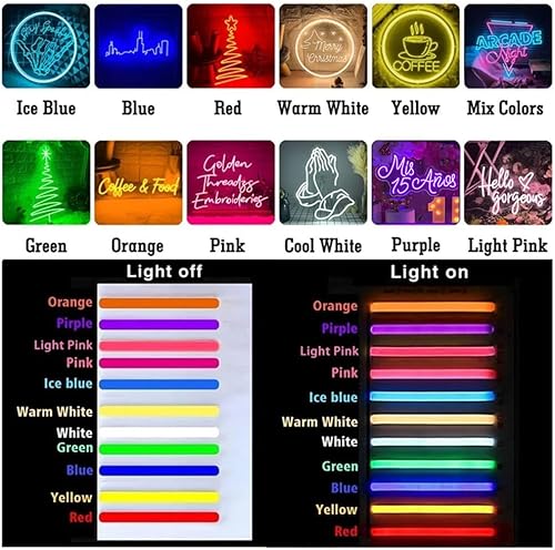 Miniatura 6 de Letrero de neón grande con texto en inglés Will You Marry Me Letrero de neón personalizado para propuesta de matrimonio, decoración de pared del