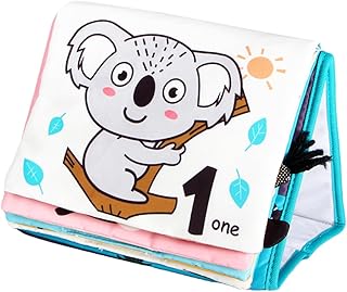 NOLITOY 1Pc Livro De Educação Precoce Livro Da Criança Brinquedos Livro Do Bebê Brinquedos Crinkle Tail Livros Livro De Pano Da Criança Livro De Iluminação Livro De Desenvolvimento