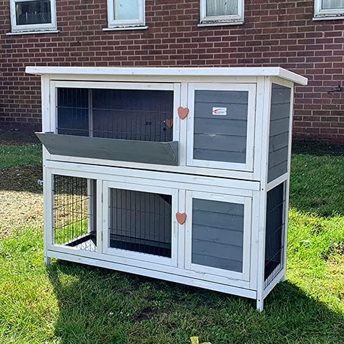 BUNNY BUSINESS 4ft 2Tier Double Decker Rabbit/Guinea Pig Hutch Hutches