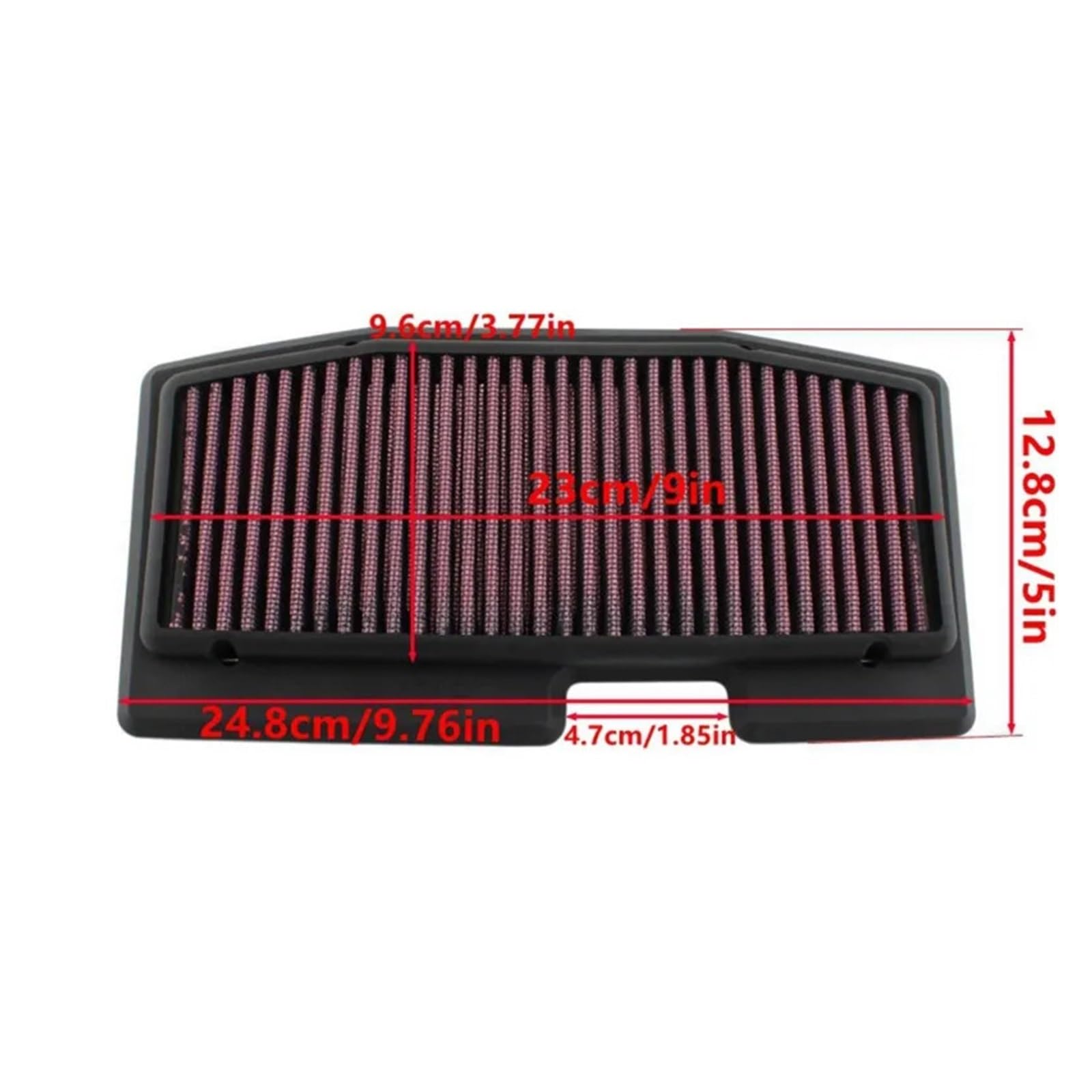 Limpiador Filtro Limpiador para Admisión De Filtro De Aire De Alto Flujo para Motocicleta para Triumph Street Triple 13-18, Pieza De Repuesto, Piezas del