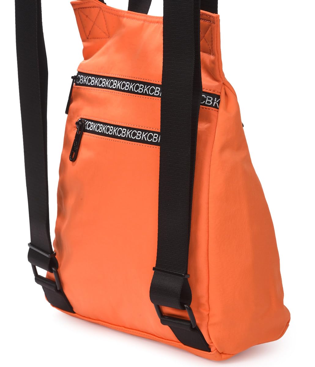 KCB Zaino antifurto piccolo Shine | Design sicuro e compatto | Tasche organizer | Ideale per l'uso quotidiano | Maniglie regolabili | 100% vegano, arancione, pequeño, Casual
