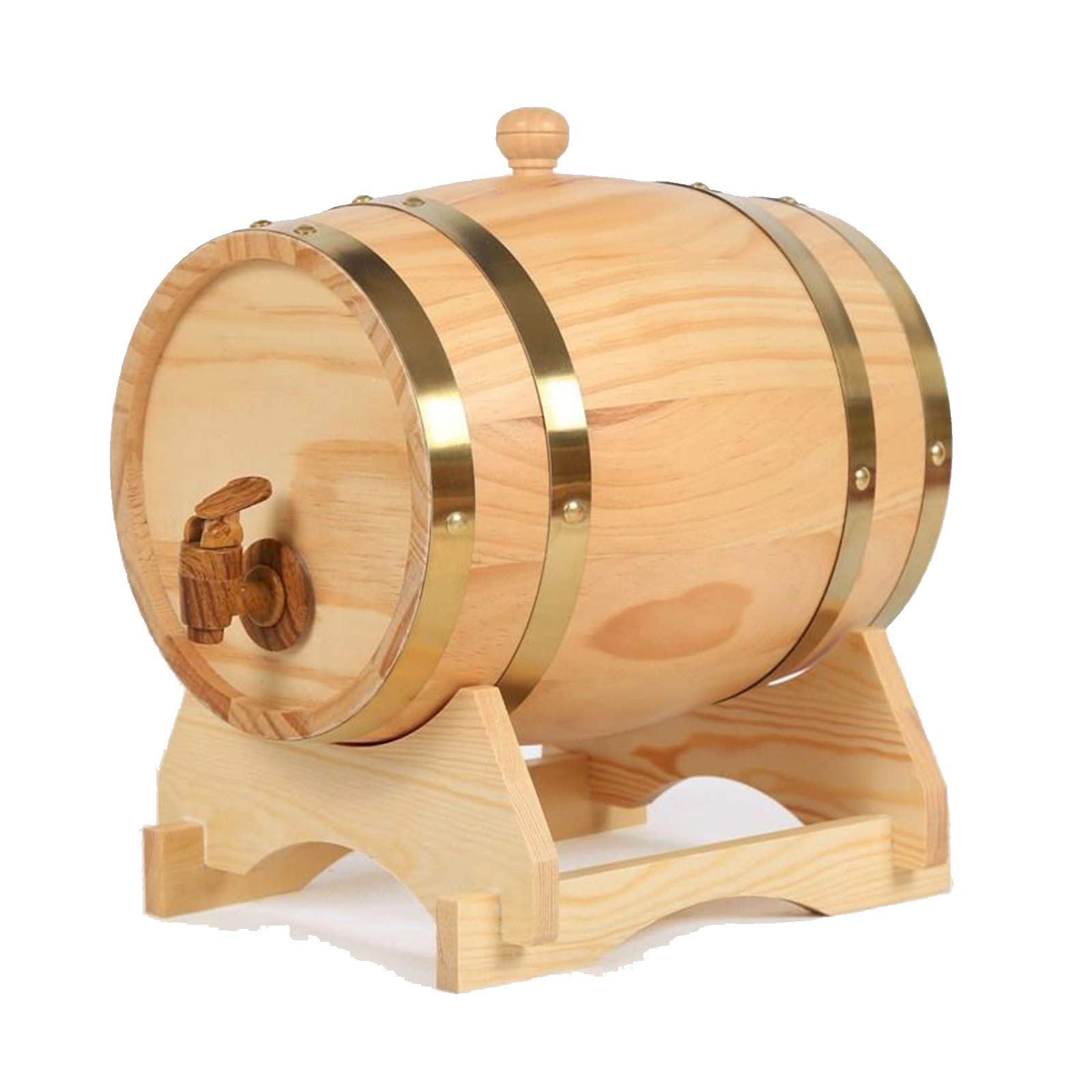 Beczka na wino dębowe 1,5 l / 3 l / 5 l / 10 l / 15 l / 20 l / 25 l / 30 l beczka do starzenia się drewna dębowego, ręcznie wykonana drewniana beczka na wino, do przechowywania lub starzenia