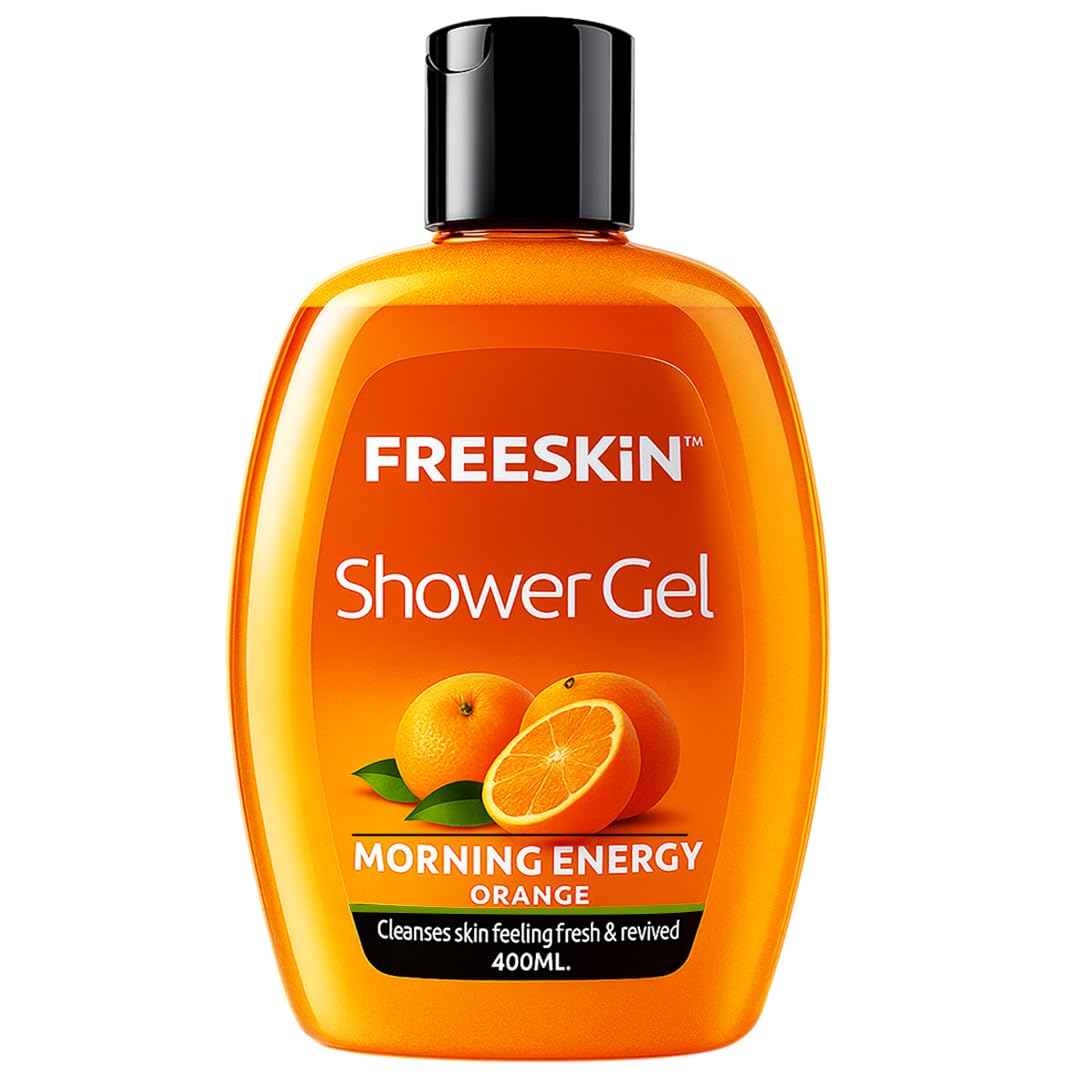 Freeskin Morning Energy Orange Shower Gel for Clean & Revitalized Skin | Refreshing Body Wash with Orange Extract | Energizing, Moisturizing & Rejuvenating | 400m-picture-45