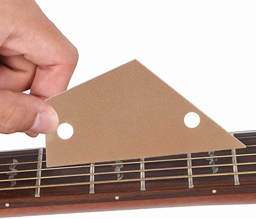 Miniatura 4 de Fret Rocker - Regla de afinación de guitarra de acero inoxidable, herramienta de nivelación de eje de balancín, herramienta de nivelación de trastes