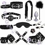 WreGmgg Ensemble De Chambre en Cuir Multifonctionnel De 12 PièCes, éQuipé d'une Raquette E...