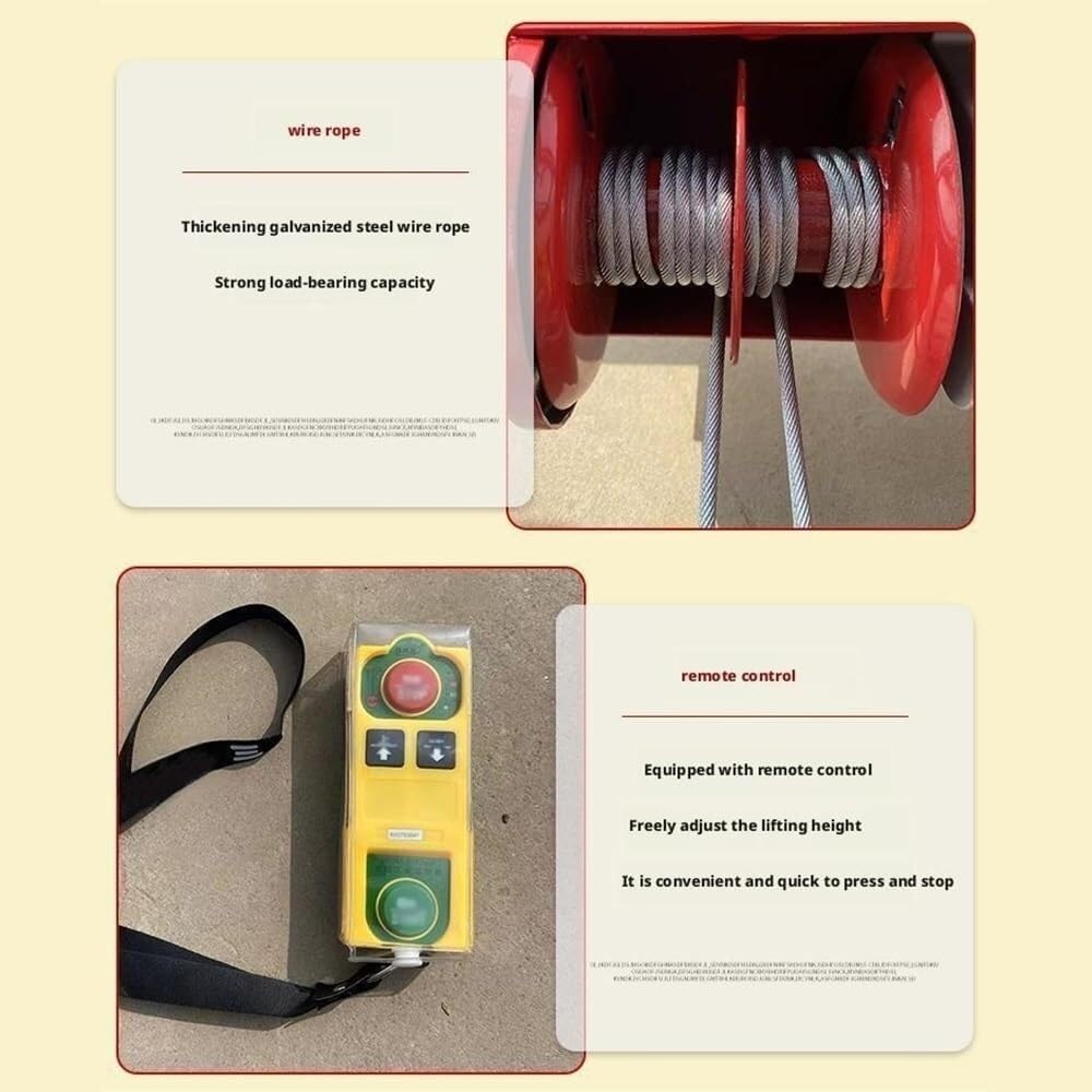 Piattaforma per ponteggi Ponteggio di sollevamento elettrico con telecomando, paranco mobile idraulico, decorazione for interni ed esterni Ponteggio Trabattello(5m)