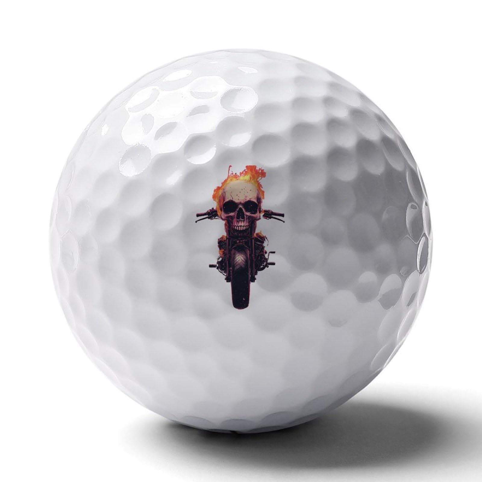 Skeleton Bike Custom Golf Ball Soft Practice Golf Balls Performance Distance and Speed for Indoor Outdoor