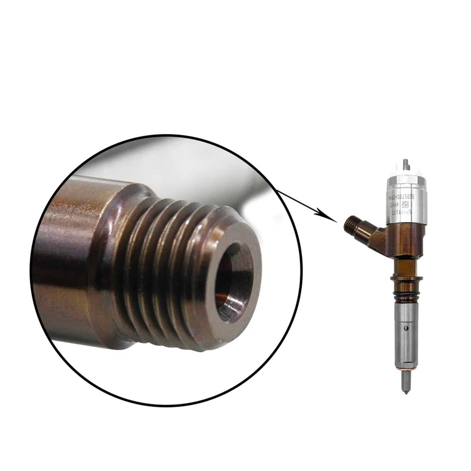 Iniettore Di Carburante Iniettore Di Combustibile Diesel 2645A751 Per La Guida Comune 320-0655 Del Motore CAT C6.6 Per L'escavatore