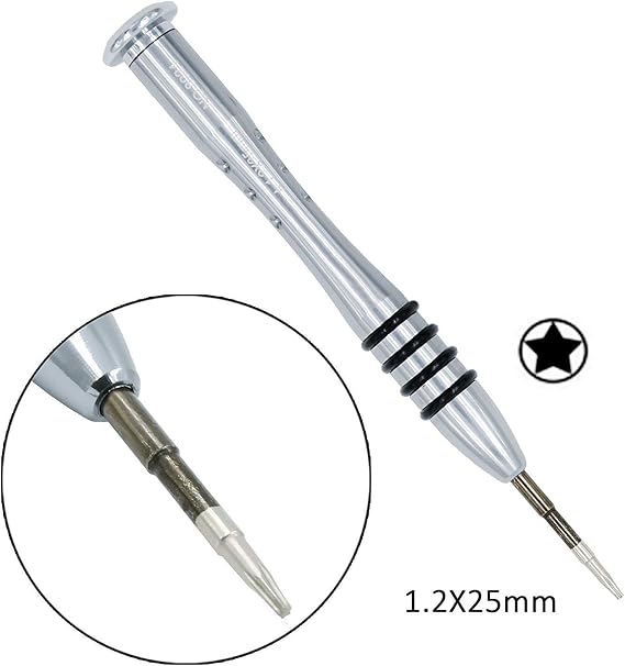 4Piece MacBook Repair Tool Kit,5 Point Star 1.2mm Pentalobe P5 + Torx T5 Screwdriver for MacBook Air 11 13 and Pro with Retina Display