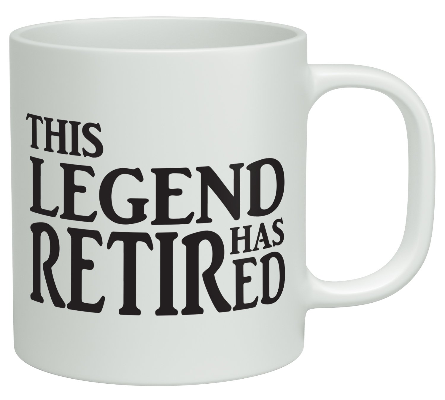 Shopagift White This Legend Has Retired Retirement Leaving 10Oz Novelty Gift Mug Cup