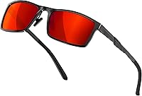 Vista 8 de ATTCL Gafas de sol polarizadas casuales para hombre, gafas de sol deportivas para conducir, protección UV, marco Al-Mg