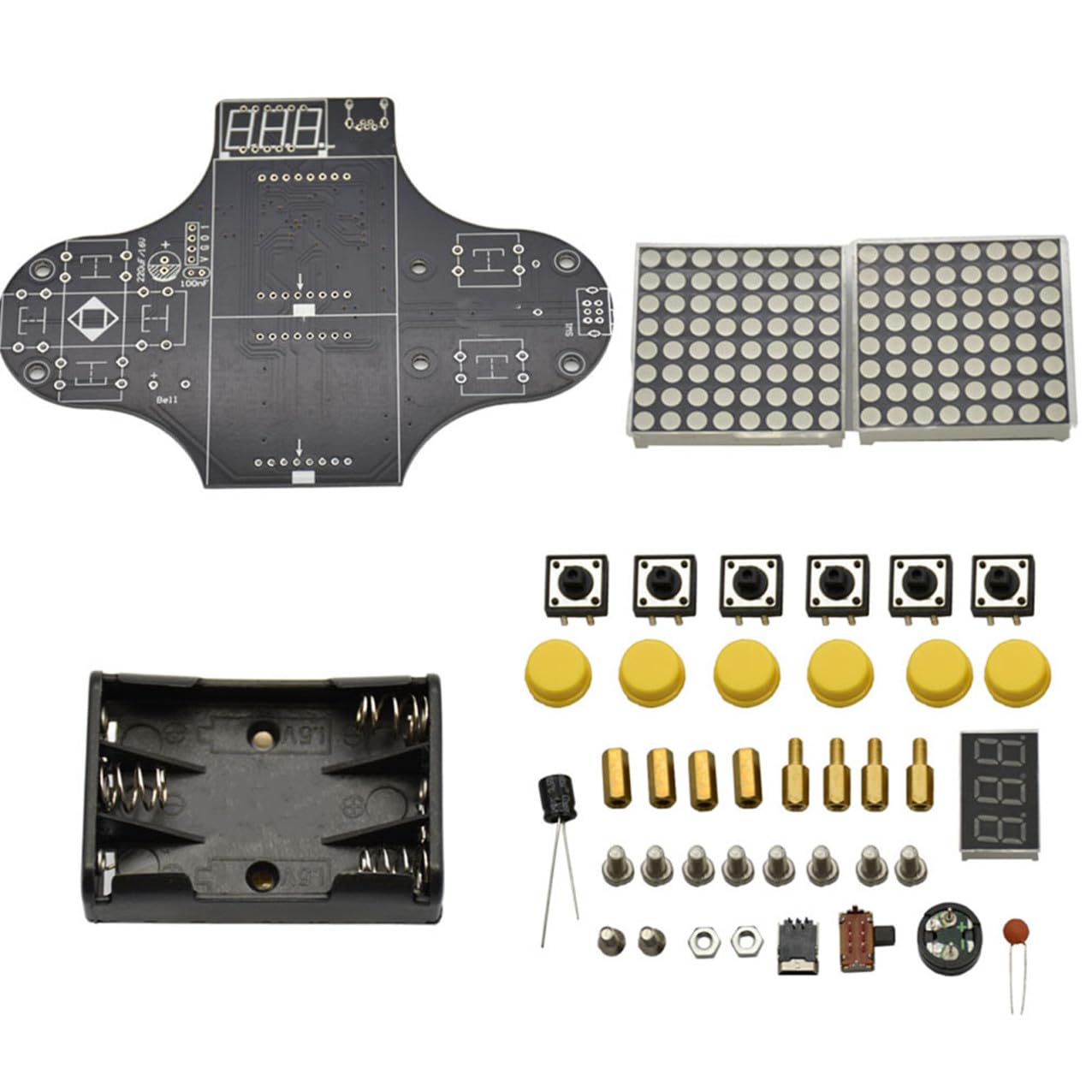 Kit de Consola de Juegos de Bricolaje V2 con H6d2 | Incluye 4 Juegos, Alimentación Usb, Instalación Sencilla, Área de Control Amplia y 3 Pilas Aaa No Incluidas