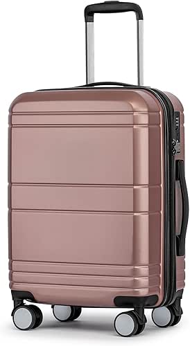 KYME Carry On Luggage 22x14x9 Airline Approved,Hardshell Carry On Suitcase